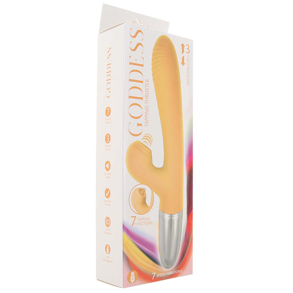 Goddess Tapping Thruster Rabbit Vibe - Tophatter's Vibrator Deals Online Vibrators > Rabbit Vibrators - Tophatter Daily Deals