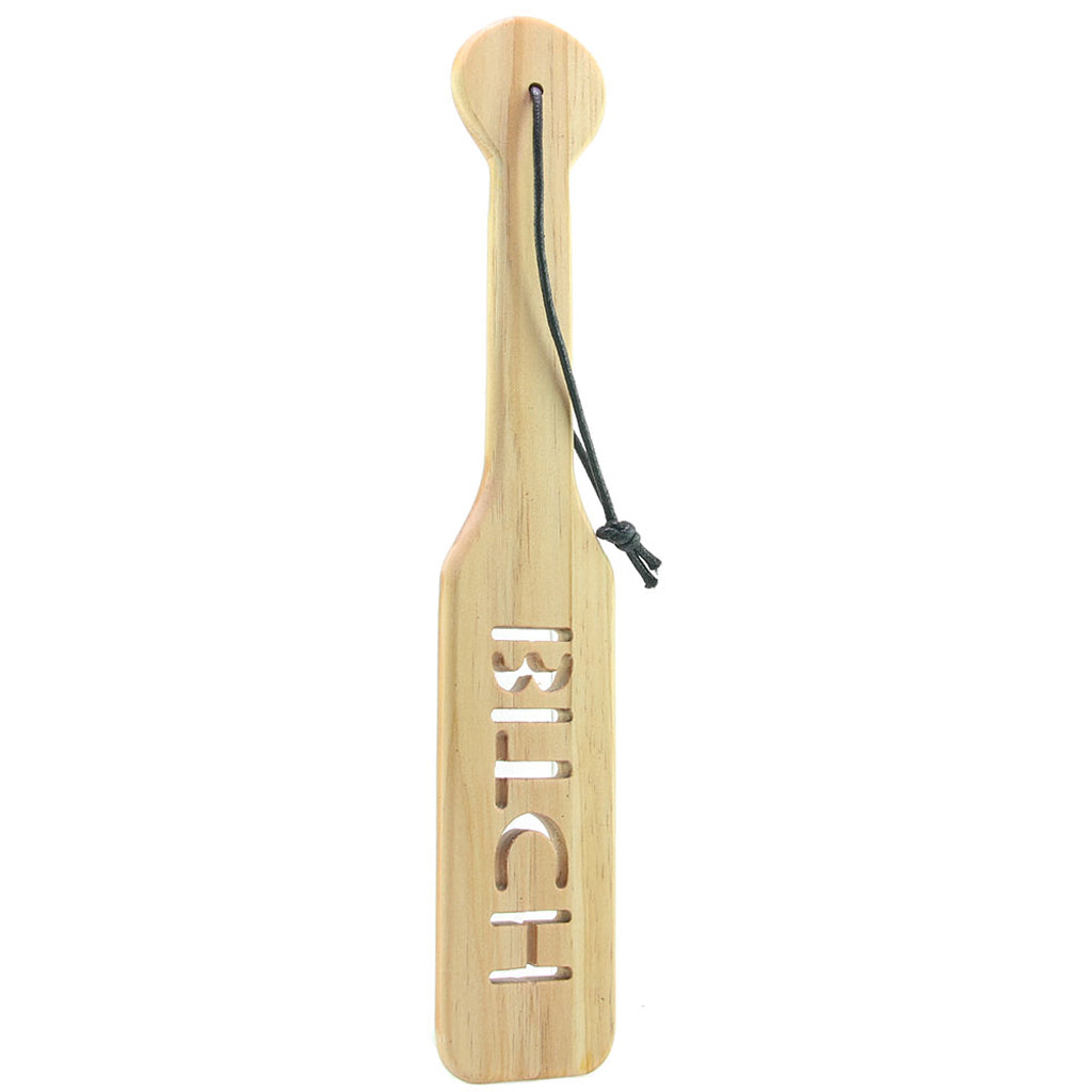 Wood BITCH Paddle - Tophatter's Adult Products Bondage and Fetish > Whips and Crops - Tophatter Daily Deals