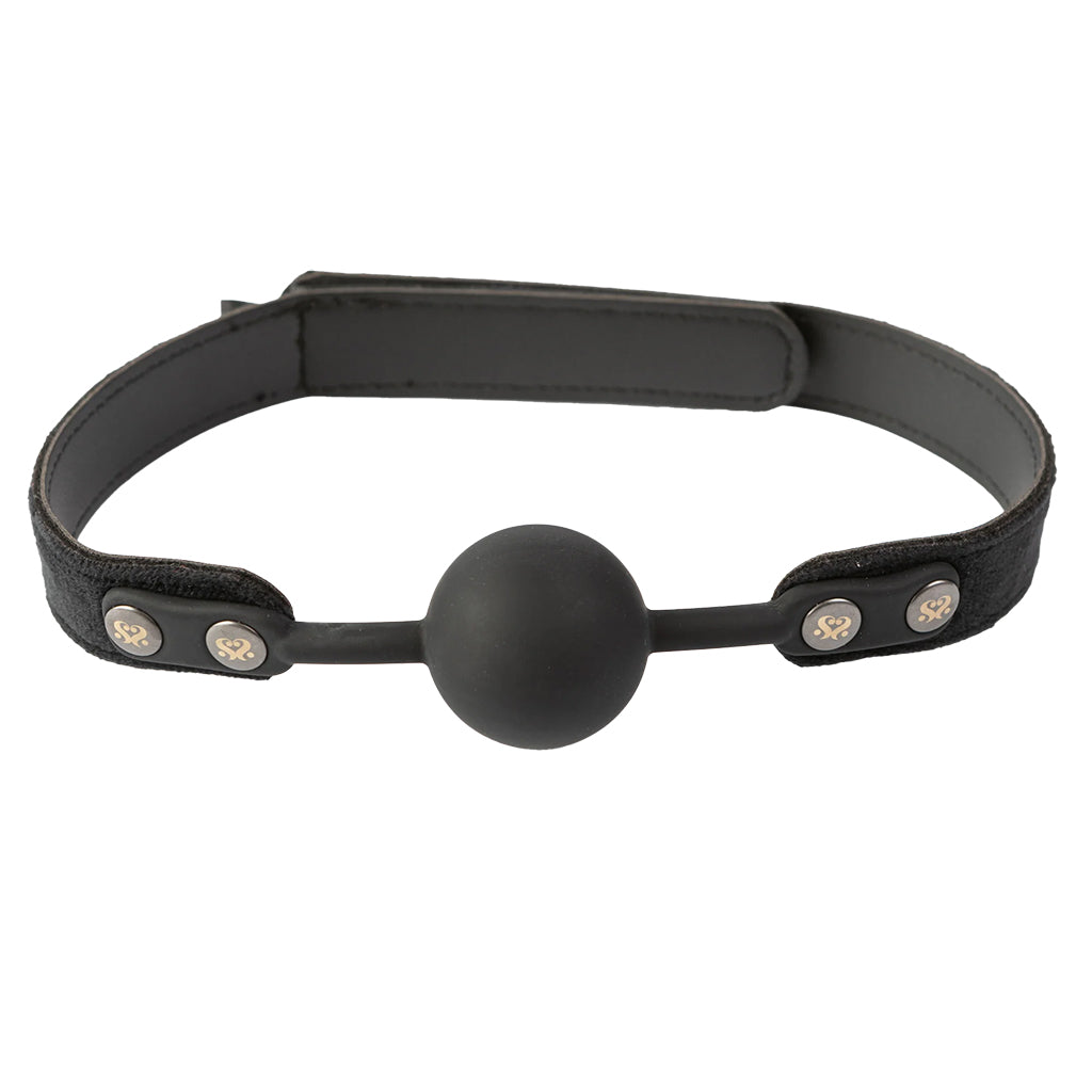 Sei Mio Strictly Come Quietly Soft Strap Silicone Ball Gag - Tophatter's Adult Sex Toys Online Bondage and Fetish > Ball Gags & Mouth Restraints - Tophatter Daily Deals