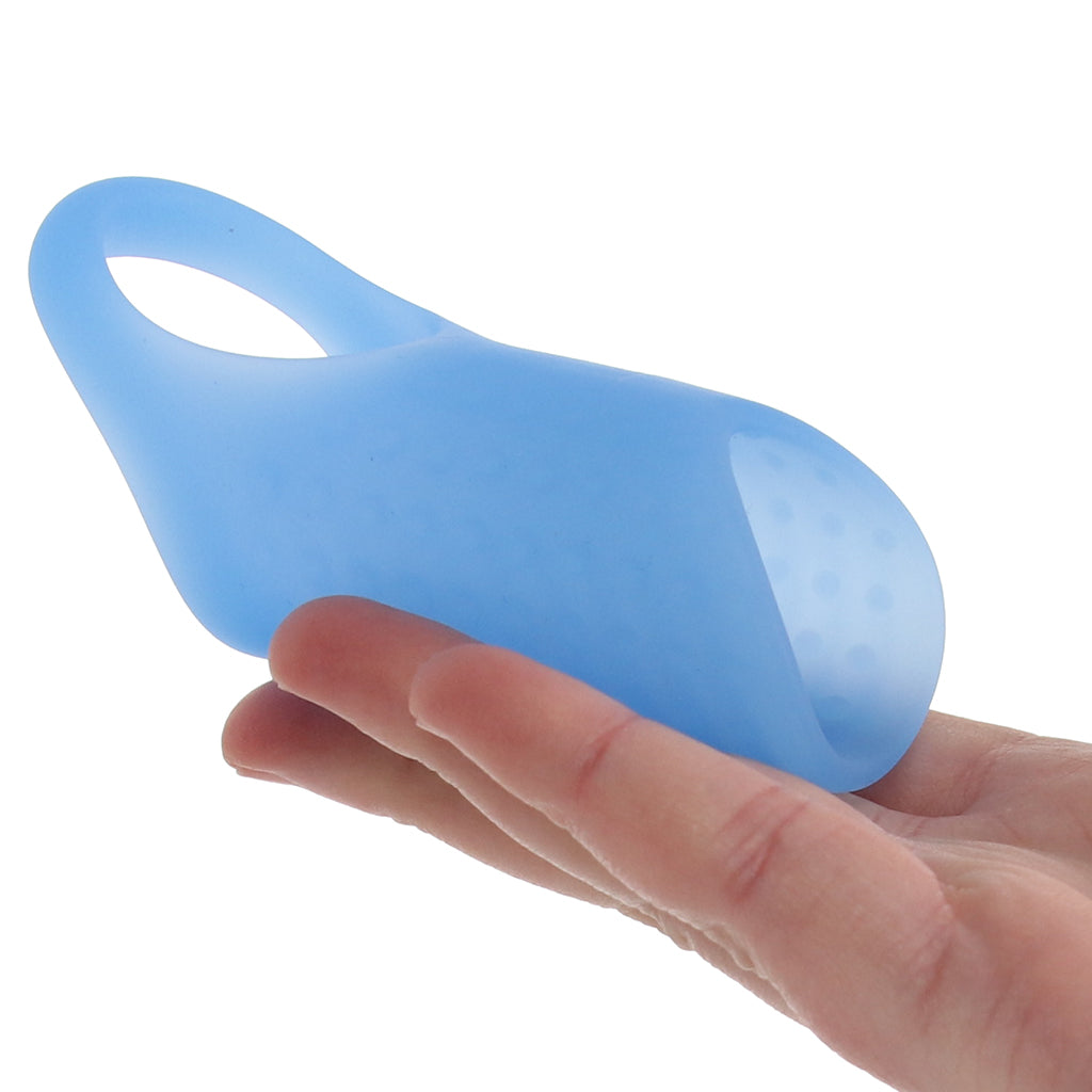 Basic Essentials Stimulation Enhancer Sleeve in Blue - Tophatter's Adult Sex Toys Online Male Enhancement > Extenders and Sleeves - Tophatter Daily Deals
