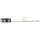 Blue Line Snap Cock Ring with Leash Bondage and Fetish > Cock and Ball Devices - Tophatter Daily Deals