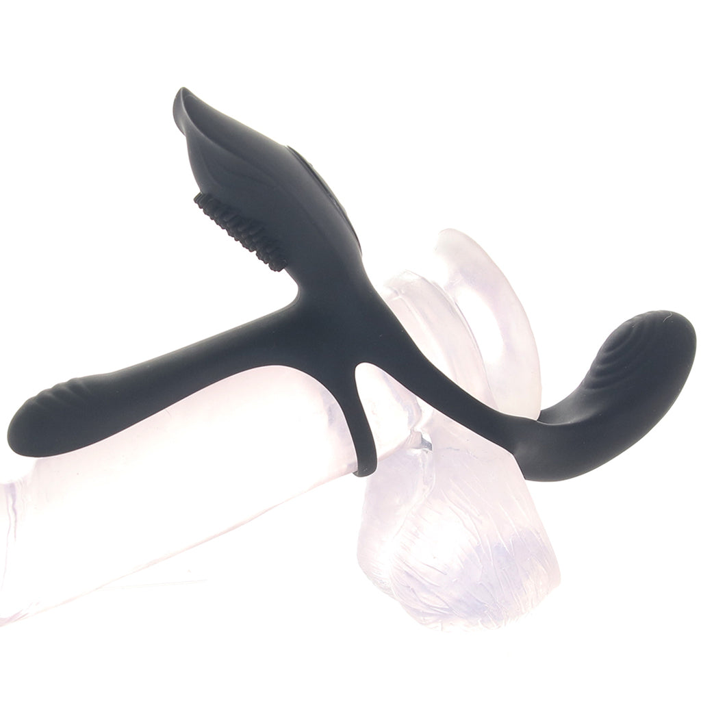 Playboy The 3 Way Vibrating Cock Ring - Tophatter's Vibrator Deals Online Cock Rings - Tophatter Daily Deals