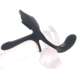 Playboy The 3 Way Vibrating Cock Ring - Tophatter's Vibrator Deals Online Cock Rings - Tophatter Daily Deals