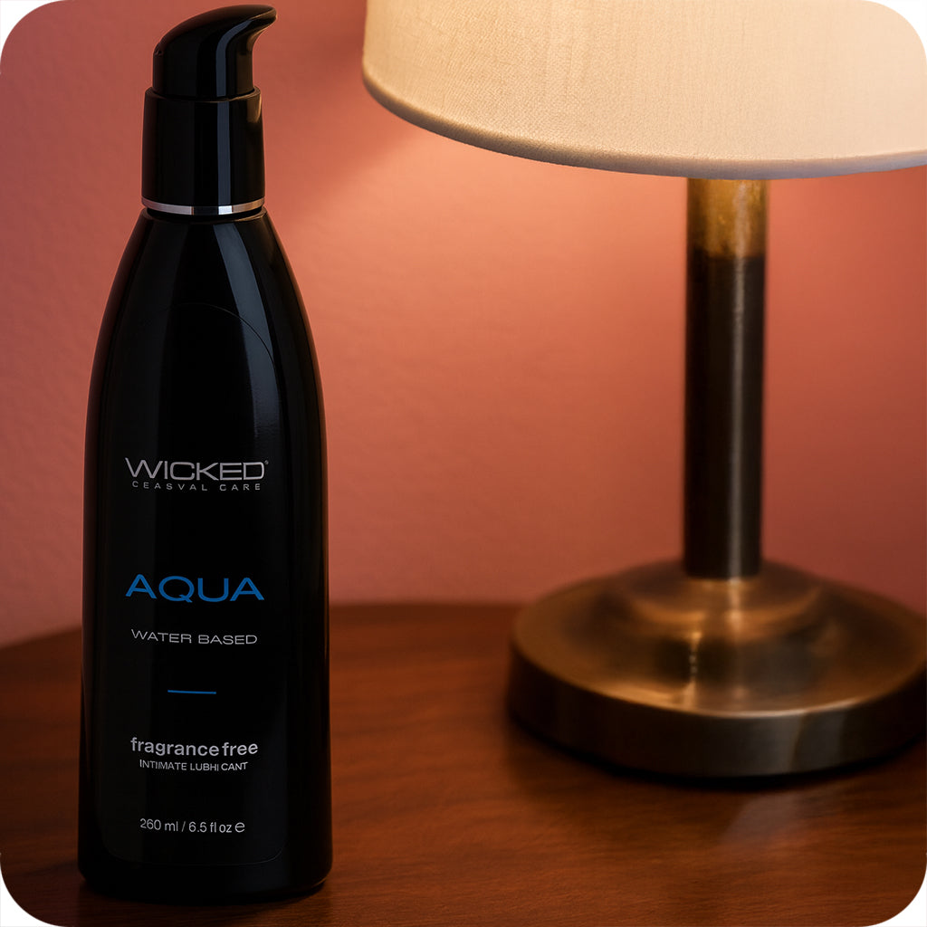 Aqua Fragrance Free Water Based Lube in 8.5oz/250ml Lubes and Lotions > Water Based Sex Lubes - Tophatter Daily Deals