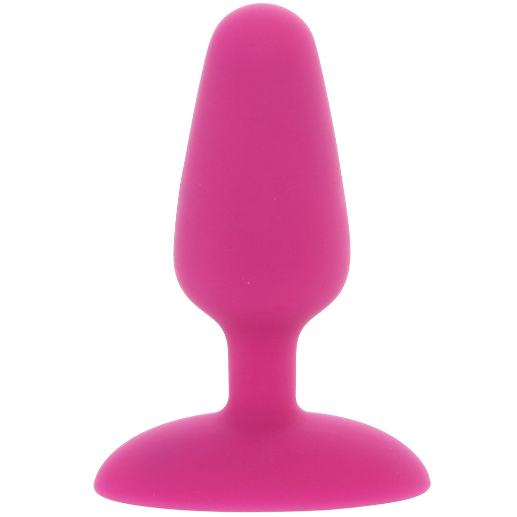 Bang! Vibrating Silicone Butt Plug in Pink - Tophatter's Adult Sex Toys Online Anal Sex Toys > Butt Plugs - Tophatter Daily Deals