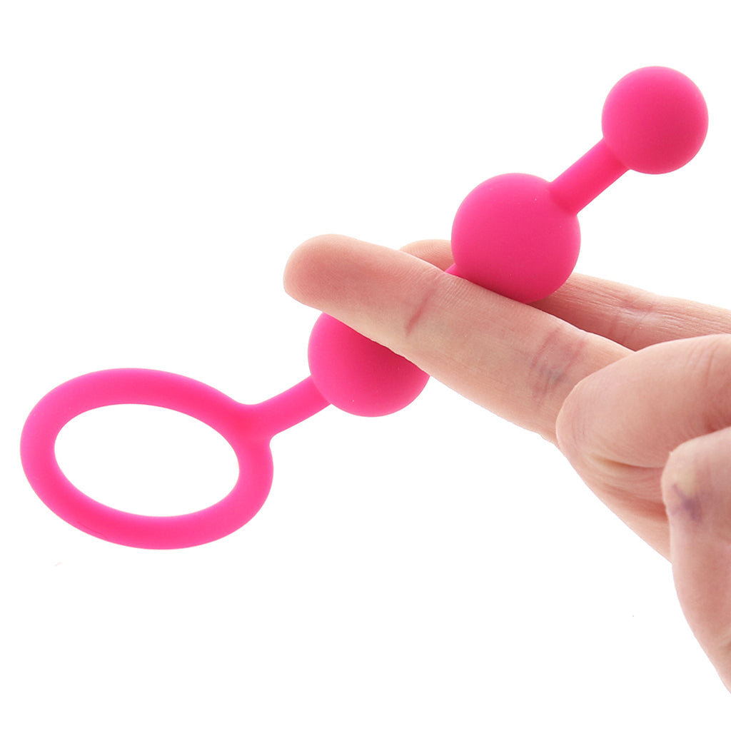 All About Anal Silicone Triple Beads - Tophatter's Adult Sex Toys Online Anal Sex Toys > Anal Beads - Tophatter Daily Deals