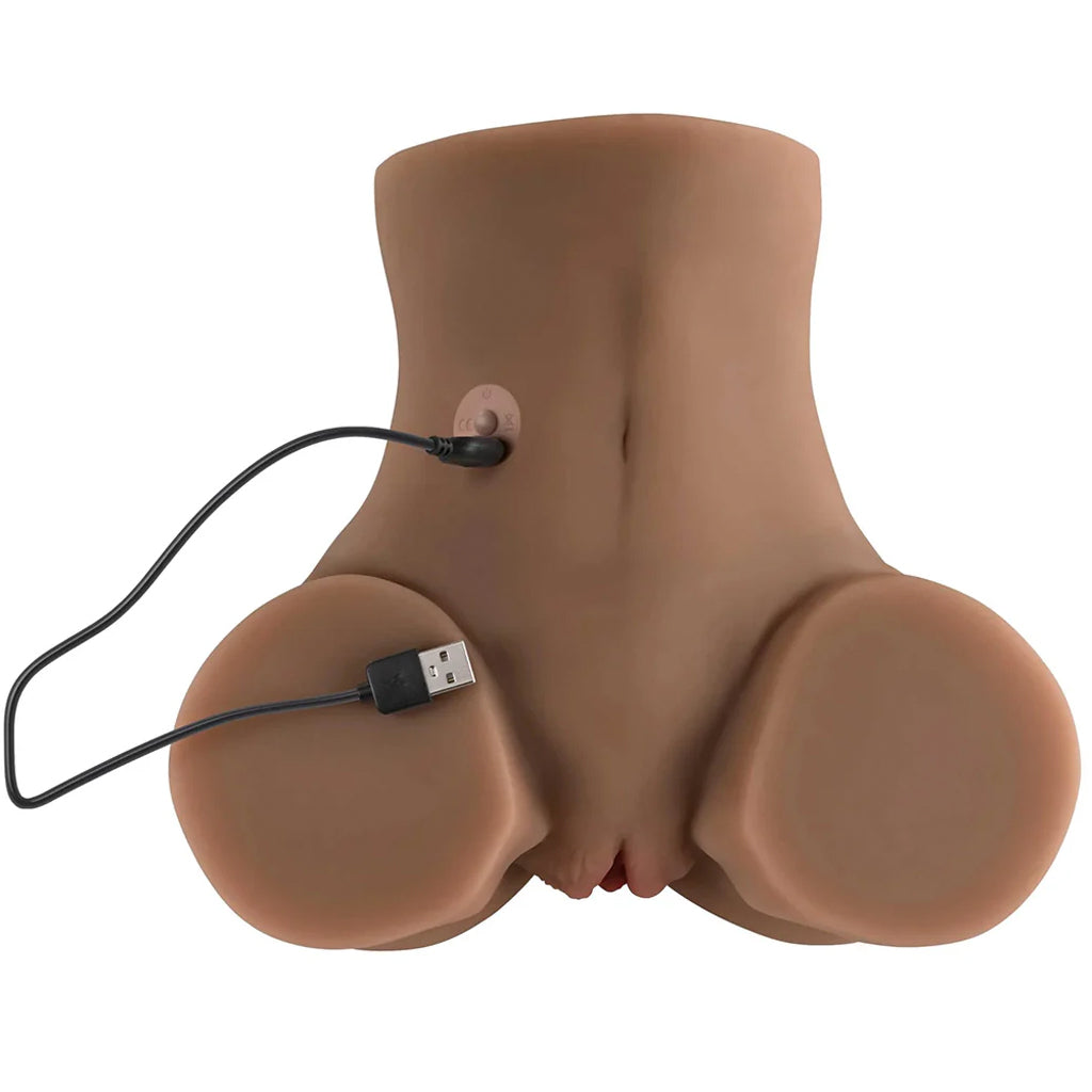 Rear Beauty Sucking & Vibrating Masturbator in Dark Male Masturbators > Realistic Butts - Tophatter Daily Deals