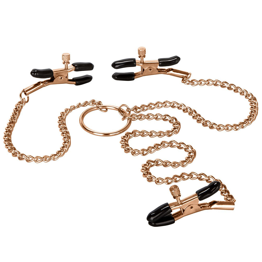 Entice Accessories Triple Intimate Clamps - Tophatter's Adult Sex Toys Online Bondage and Fetish > Nipple Stimulators & Clamps - Tophatter Daily Deals
