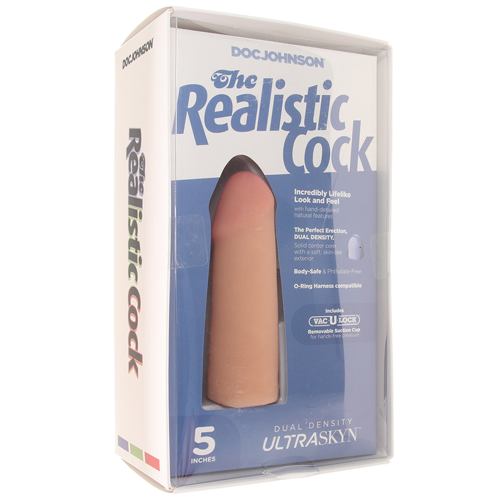 The Realistic 5 Inch Cock in Vanilla - Tophatter's Adult Sex Toys Online Dildo Sex Toys > Realistic Dildos - Tophatter Daily Deals