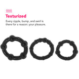 PinkCherry Cock Rings in Black Cock Rings - Tophatter Daily Deals