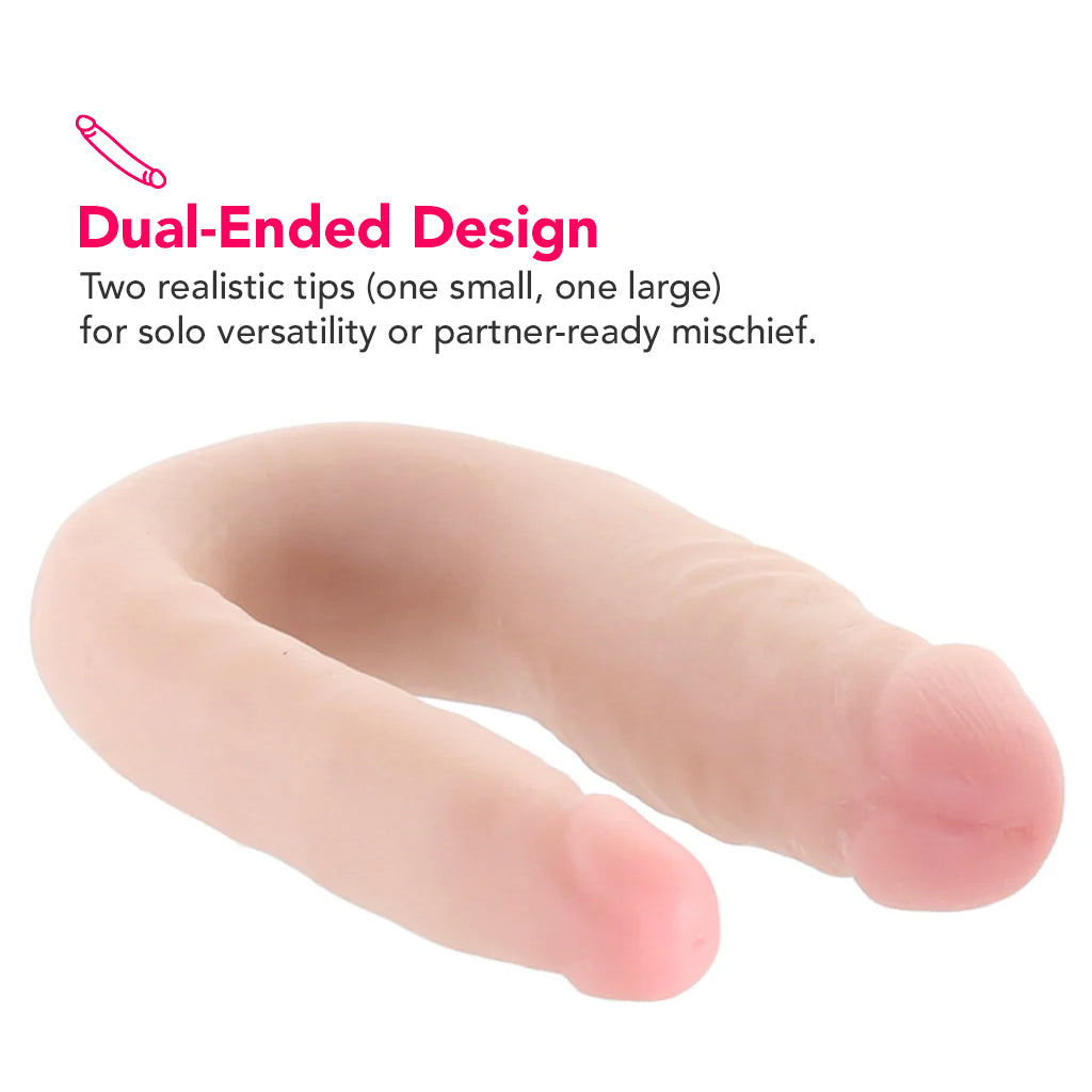 Dr. Skin Mini 12 Inch Double Dildo in Vanilla Dildo Sex Toys > Double Ended Dildos - Tophatter Daily Deals