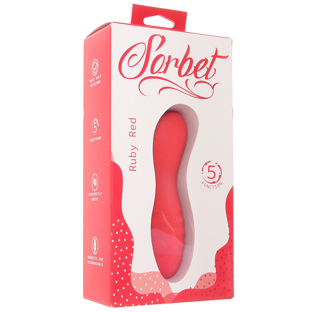 Sorbet Ruby Red Vibe Vibrators > Clitoral Stimulators - Tophatter Daily Deals