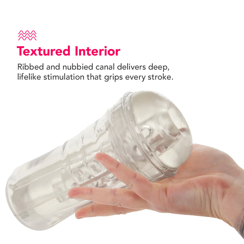 PDX Elite ViewTube Plus See-Thru EZ-Grip Stroker Male Masturbators > Discreet Masturbators - Tophatter Daily Deals