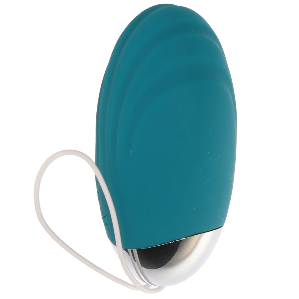 Oval Office Egg Vibe with Remote in Teal - Tophatter's Vibrator Deals Online Vibrators > Bullet and Egg Vibrators - Tophatter Daily Deals