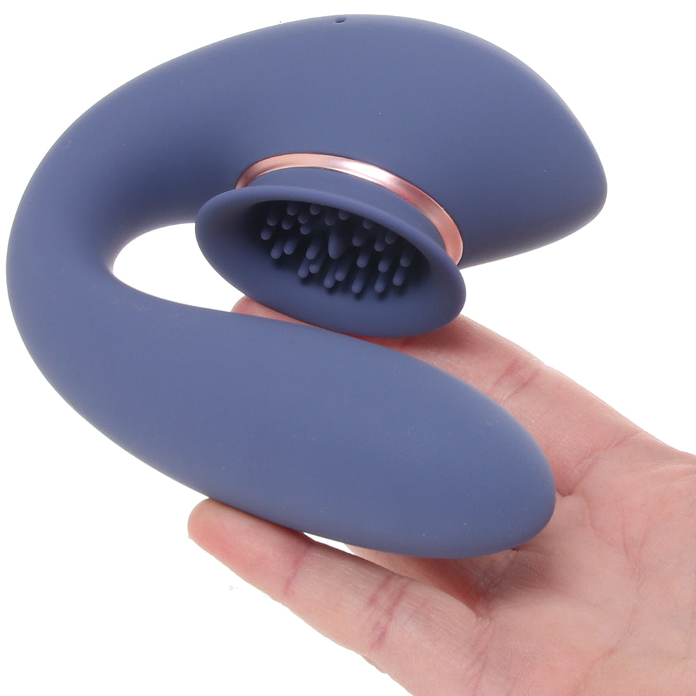 Twitch 3 Innovation G-Spot and Suction Vibe in Blue Vibrators > G-Spot Vibrators - Tophatter Daily Deals