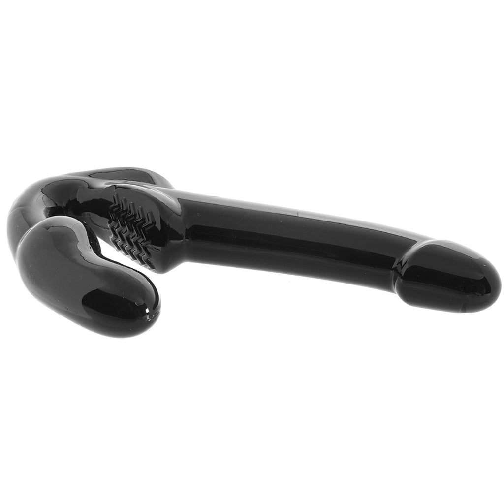Strap U Revolver Strapless Strap-On Dildo in Black Dildo Sex Toys > Strap-On and Harnesses - Tophatter Daily Deals