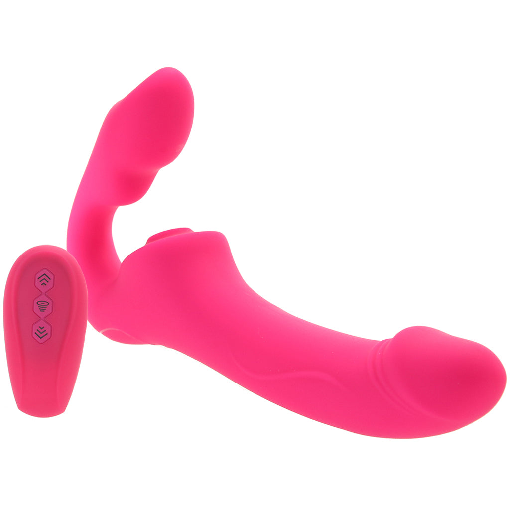 Strap U Mighty Licker Strapless Strap-On Vibe Vibrators > Strap-On & Wearable - Tophatter Daily Deals
