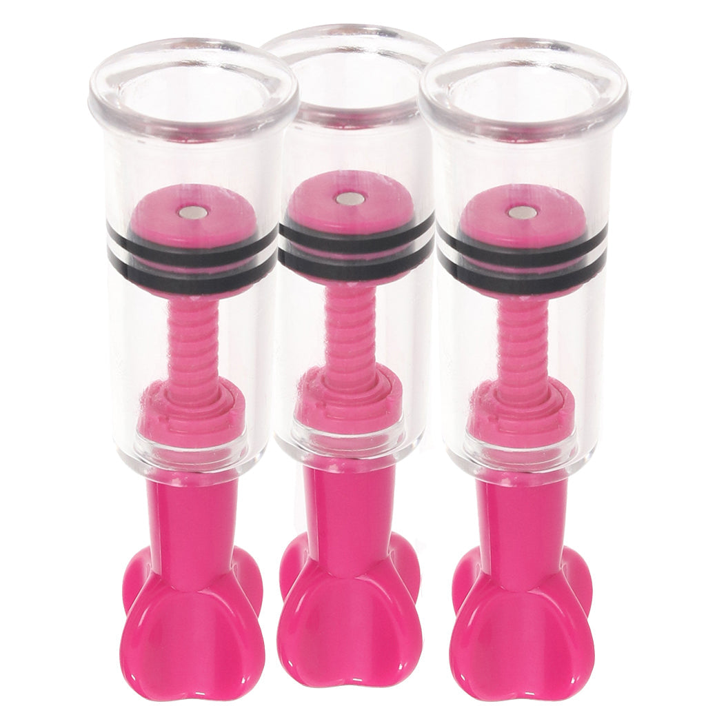 Size Matters MAXtwist Clit & Nipple Sucker Set in Pink Bondage and Fetish > Nipple Stimulators & Clamps - Tophatter Daily Deals