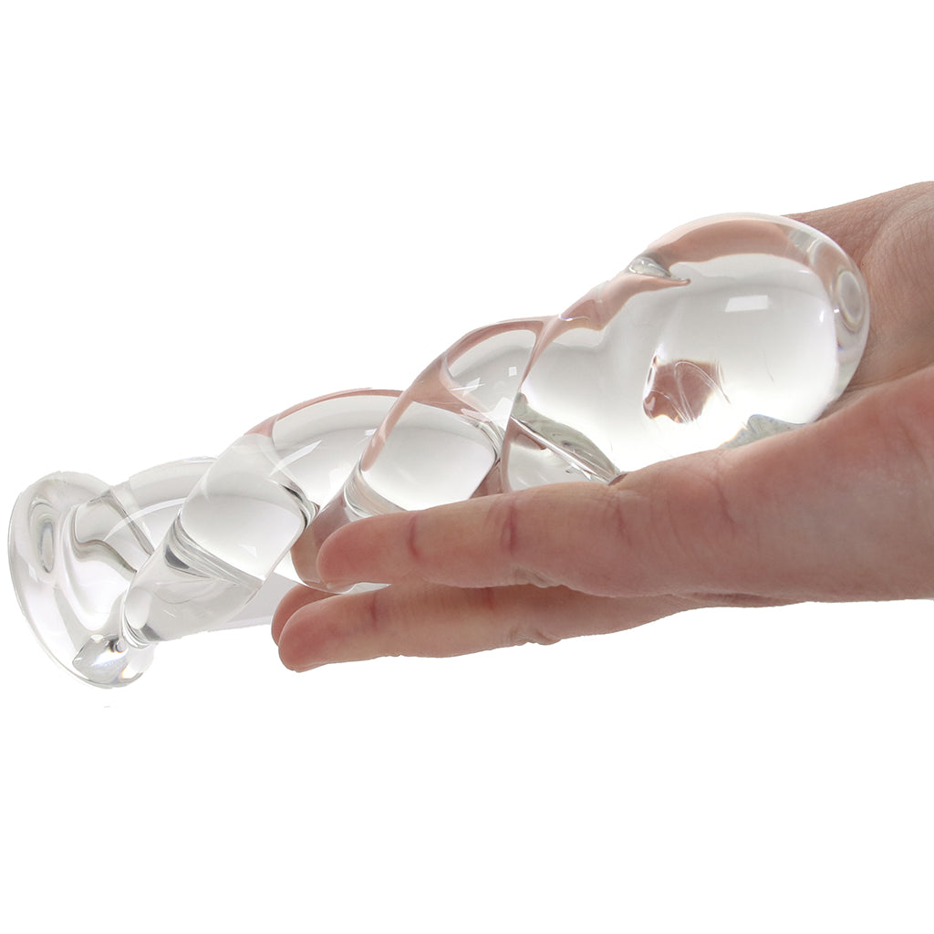 Clarity Seraphic Braid Glass Dildo Dildo Sex Toys > Pyrex Glass Dildos - Tophatter Daily Deals
