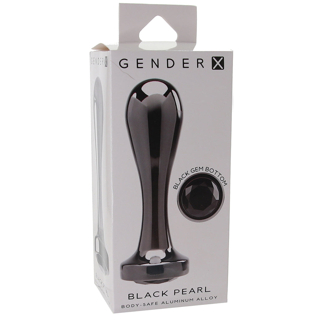 Gender X Black Pearl Metal Plug Anal Sex Toys > Butt Plugs - Tophatter Daily Deals