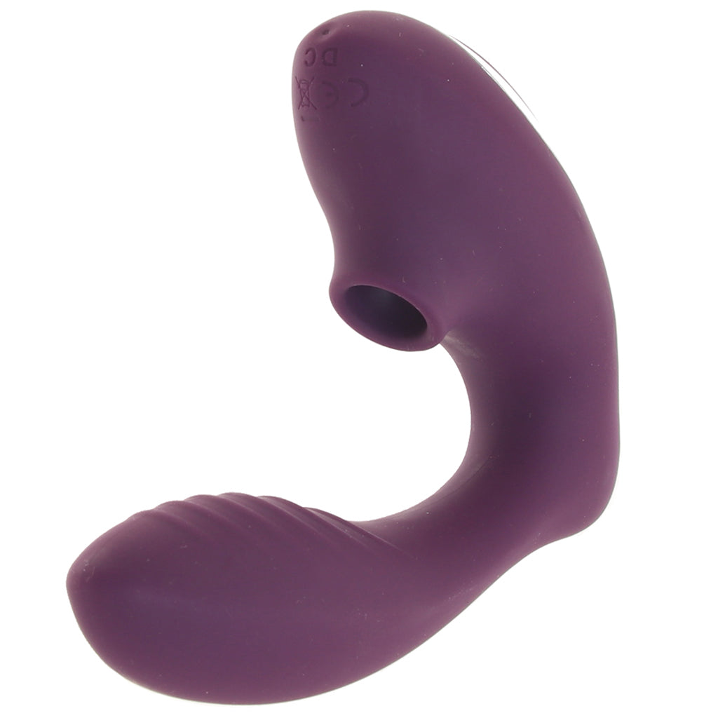 OMG Vibra G Pulse Clitoral Air Massager in Purple Vibrators > G-Spot Vibrators - Tophatter Daily Deals