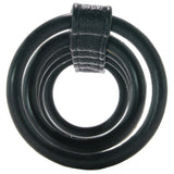 Blue Line 5 Ring Rubber Gates of Hell Cock Cage with Lead Bondage and Fetish > Tools & Accessories - Tophatter Daily Deals
