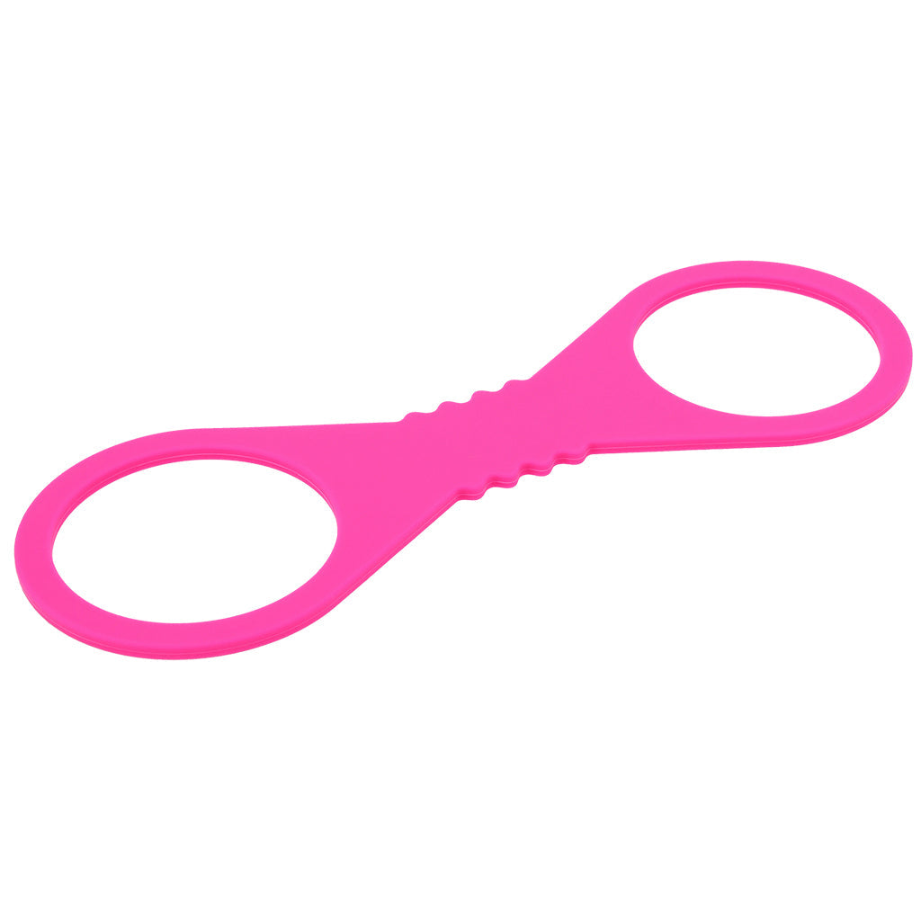 Sex & Mischief Hot Pink Silicone Cuffs in Large Bondage and Fetish > Wrist and Ankle Cuffs - Tophatter Daily Deals