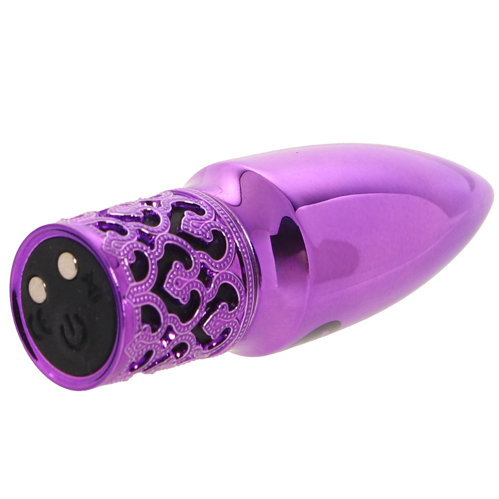 Royal Gems Glitter Bullet Vibe in Purple Vibrators > Bullet and Egg Vibrators - Tophatter Daily Deals