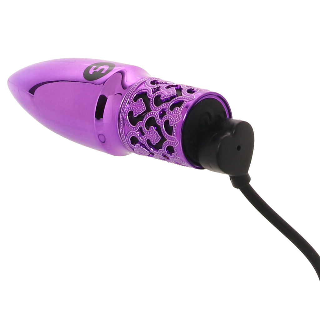 Royal Gems Glitter Bullet Vibe in Purple Vibrators > Bullet and Egg Vibrators - Tophatter Daily Deals