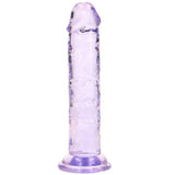 RealRock Crystal Clear Jelly 6 Inch Dildo in Purple Dildo Sex Toys > Realistic Dildos - Tophatter Daily Deals