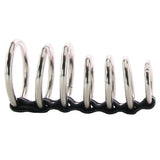 Blue Line 7 Ring Gates of Hell Cock Cage Bondage and Fetish > Tools & Accessories - Tophatter Daily Deals