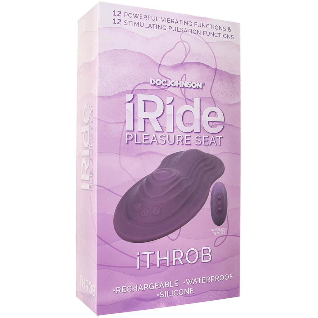 iRide Pleasure Seat Remote Grinder Vibe in Dusty Purple Vibrators > Clitoral Stimulators - Tophatter Daily Deals
