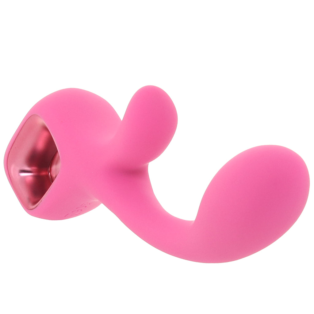 Pretty in Pink Velvet G-Spot Rabbit Vibe Vibrators > Rabbit Vibrators - Tophatter Daily Deals