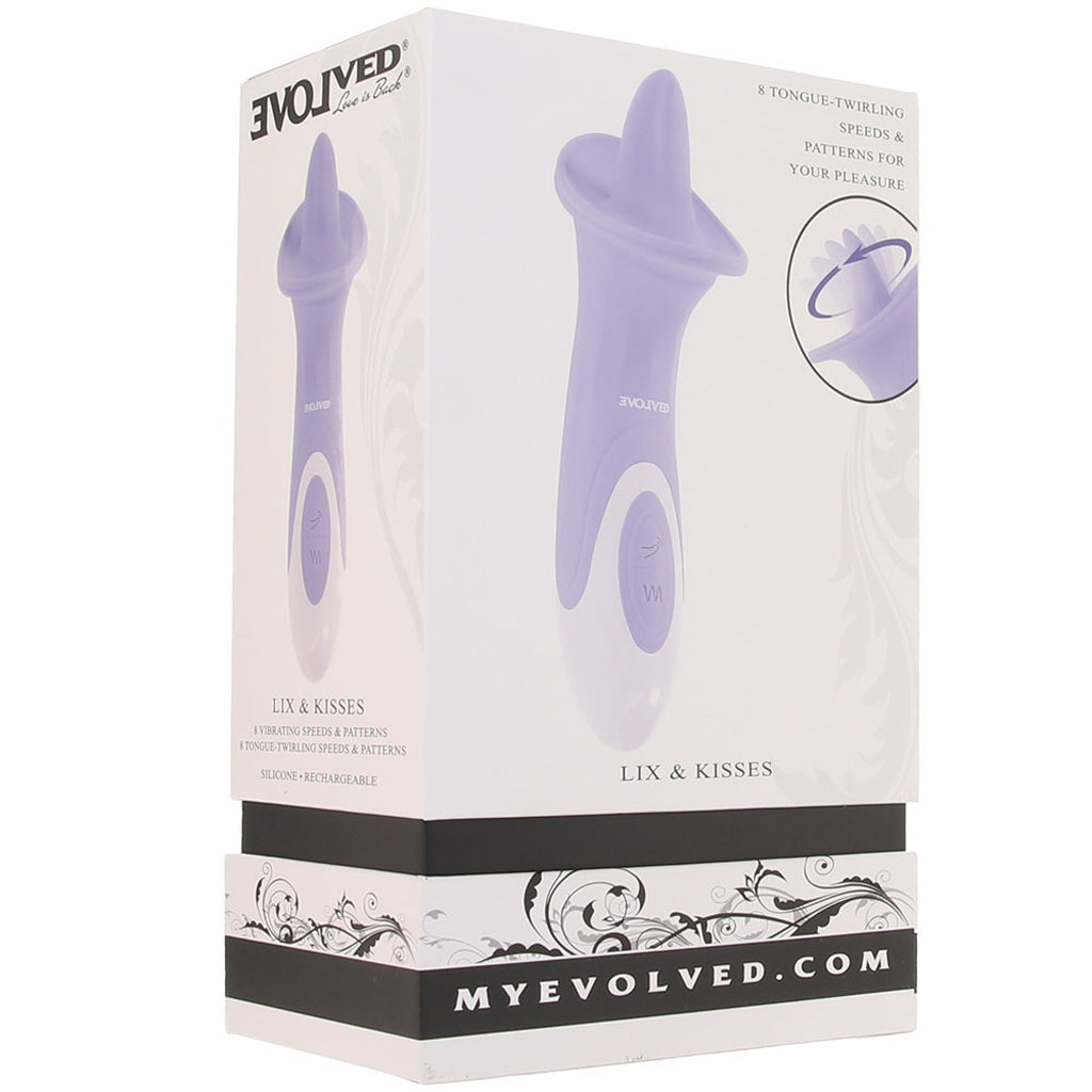 Lix & Kisses Tongue Twirling Vibe Vibrators > Clitoral Stimulators - Tophatter Daily Deals
