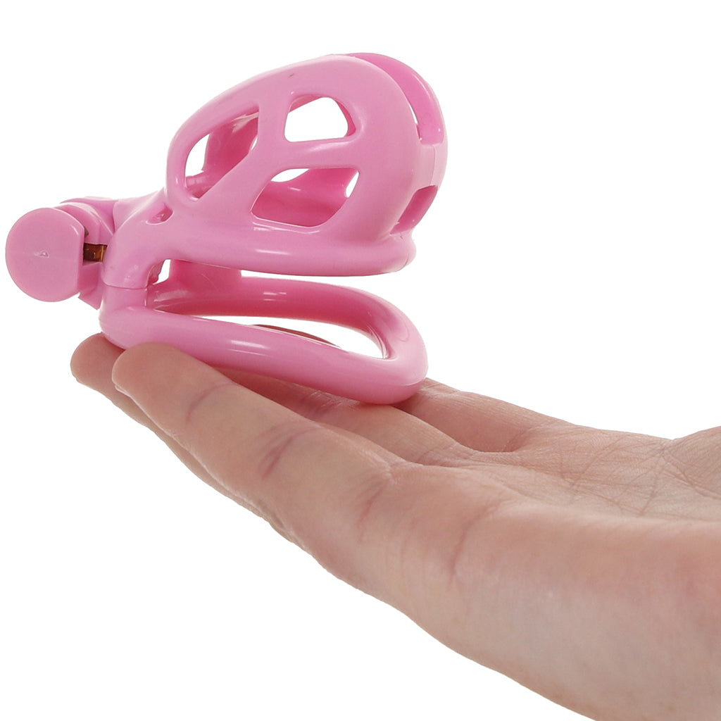 Blueline Small Pink Humiliation Prisoner Cock Cage - Tophatter's Adult Sex Toys Online Bondage and Fetish > Cock and Ball Devices - Tophatter Daily Deals