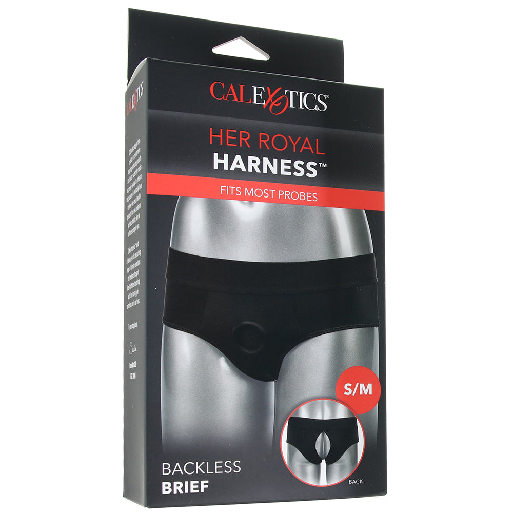 Her Royal Harness Backless Brief /M Dildo Sex Toys > Strap-On and Harnesses - Tophatter Daily Deals