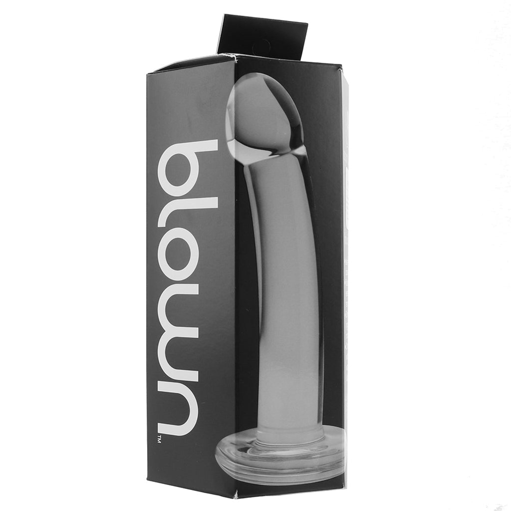 Blown Basic Curve 6 Inch Glass Dildo in Clear - Tophatter's Adult Products Dildo Sex Toys > G-Spot Dildos - Tophatter Daily Deals
