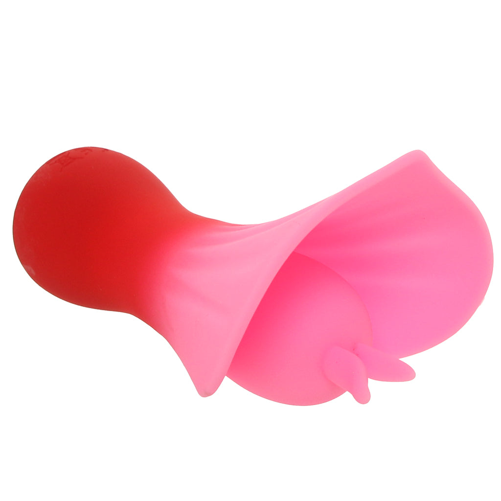 Mina Fiercely Powerful Fluttering Flower Vibe in Pink - Tophatter's Adult Sex Toys Online Vibrators > Clitoral Stimulators - Tophatter Daily Deals