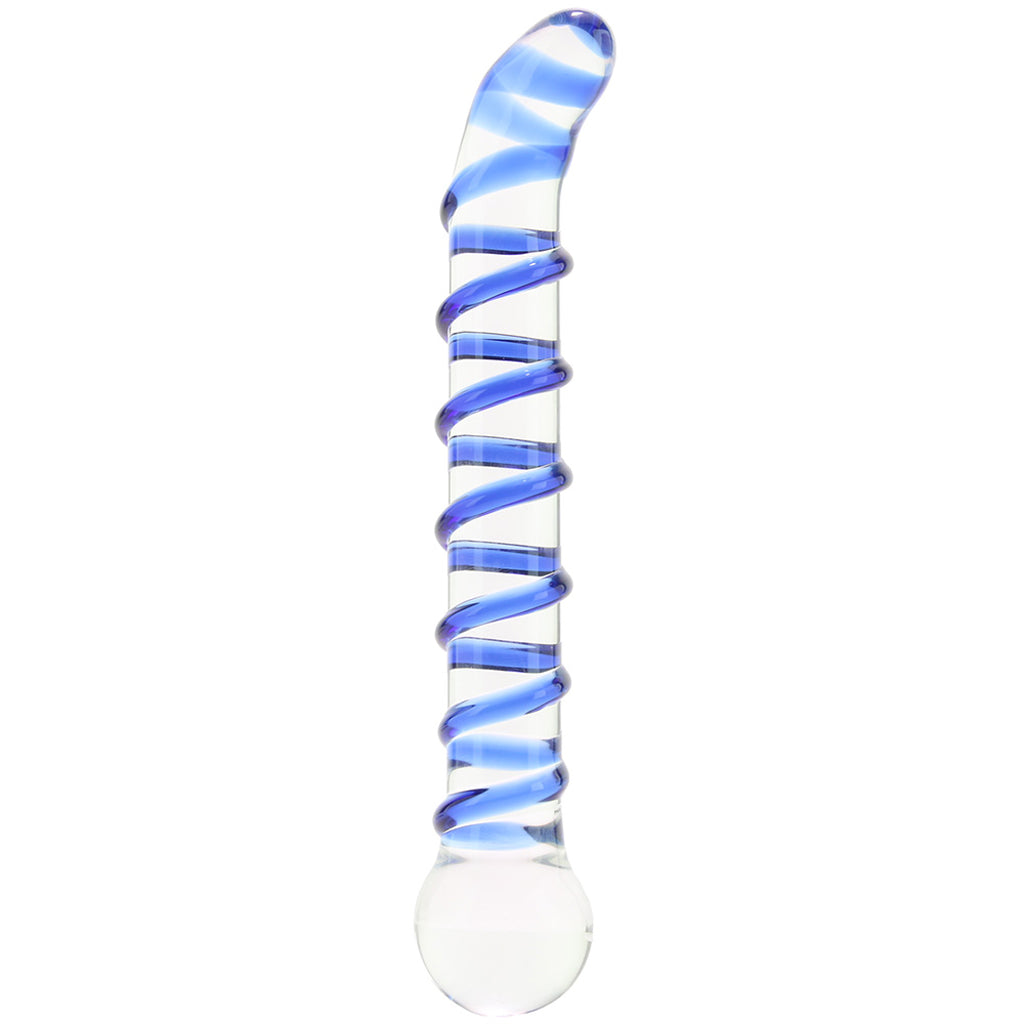 gläs Mr. Swirly 6.5 Inch G-Spot Glass Dildo - Tophatter's Adult Products Dildo Sex Toys > Pyrex Glass Dildos - Tophatter Daily Deals