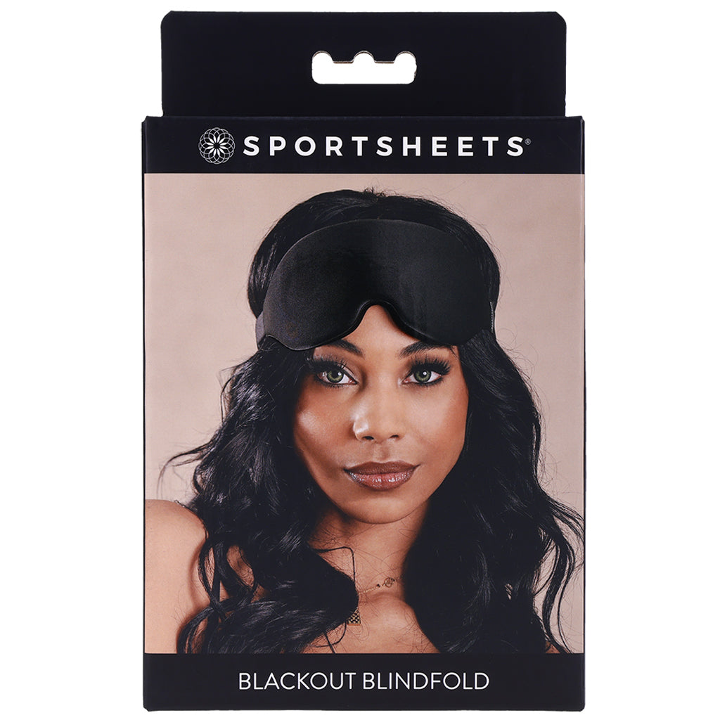 Blackout Blindfold Bondage and Fetish > Pleasure Masks and Dress Up Play - Tophatter Daily Deals