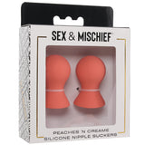 S&M Peaches 'n CreaMe Silicone Nipple Suckers Bondage and Fetish > Nipple Stimulators & Clamps - Tophatter Daily Deals