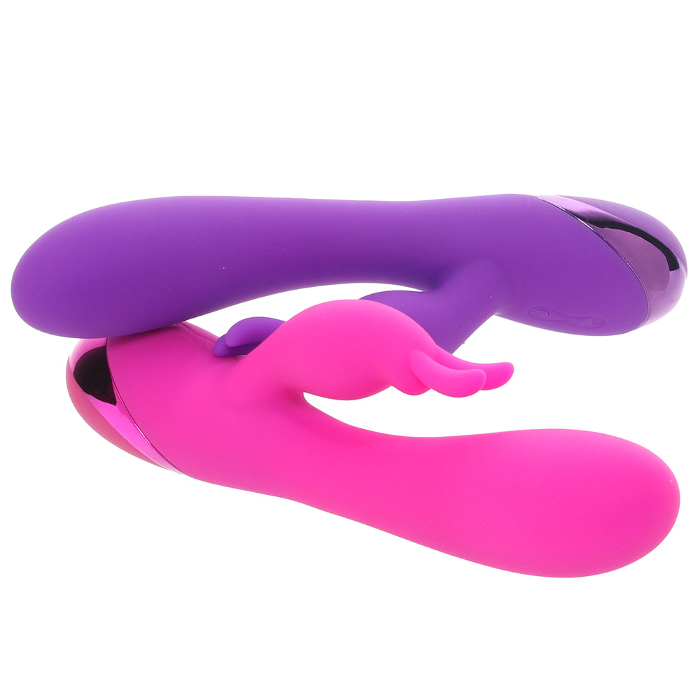 BOGO! Silicone Rabbit Vibes in Purple & Pink - Tophatter's Adult Sex Toys Online Vibrators > Rabbit Vibrators - Tophatter Daily Deals