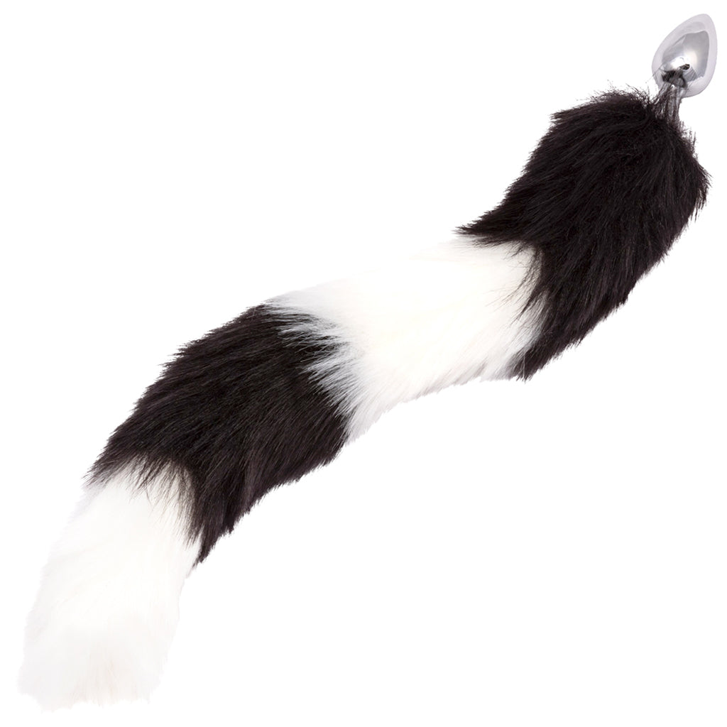 Running Wild Black & White Tail Plug Anal Sex Toys > Butt Plugs - Tophatter Daily Deals