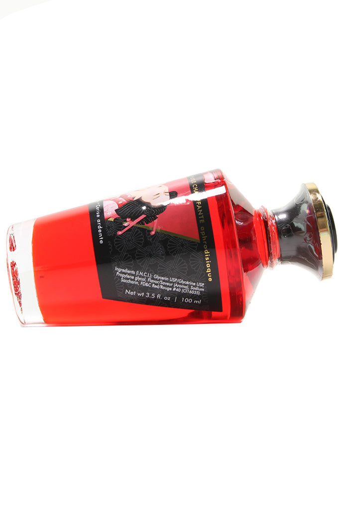 Aphrodisiac Warming Oil 3.5oz/100ml in Blazing Cherry Sensual Love > Massage - Tophatter Daily Deals