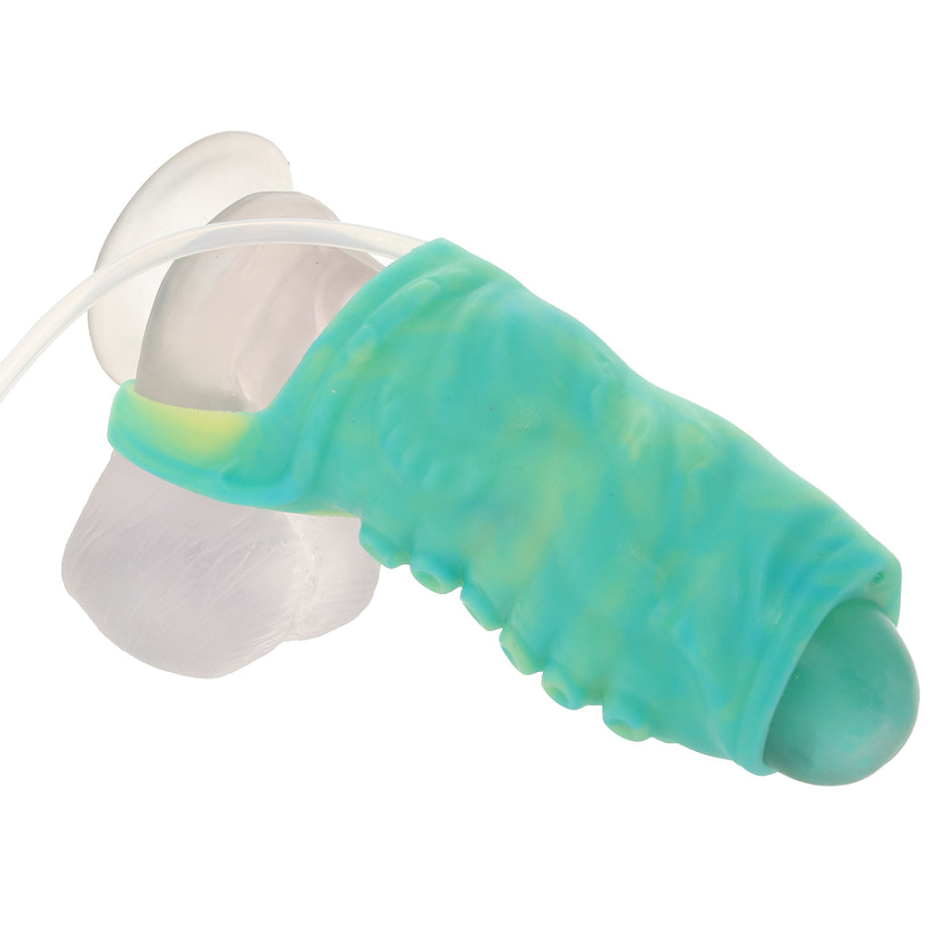 Creature Cocks Tentacle Squirting Enhancer in Green - Tophatter's Adult Sex Toys Online Male Enhancement > Extenders and Sleeves - Tophatter Daily Deals