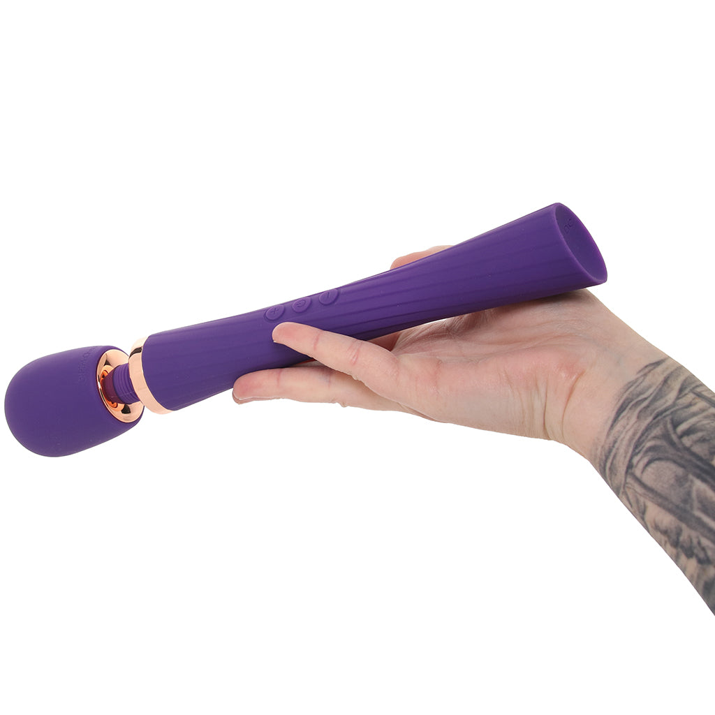 PinkCherry Luxury Slim Rechargeable Wand in Purple - Tophatter's Adult Sex Toys Online Vibrators > Wands - Tophatter Daily Deals