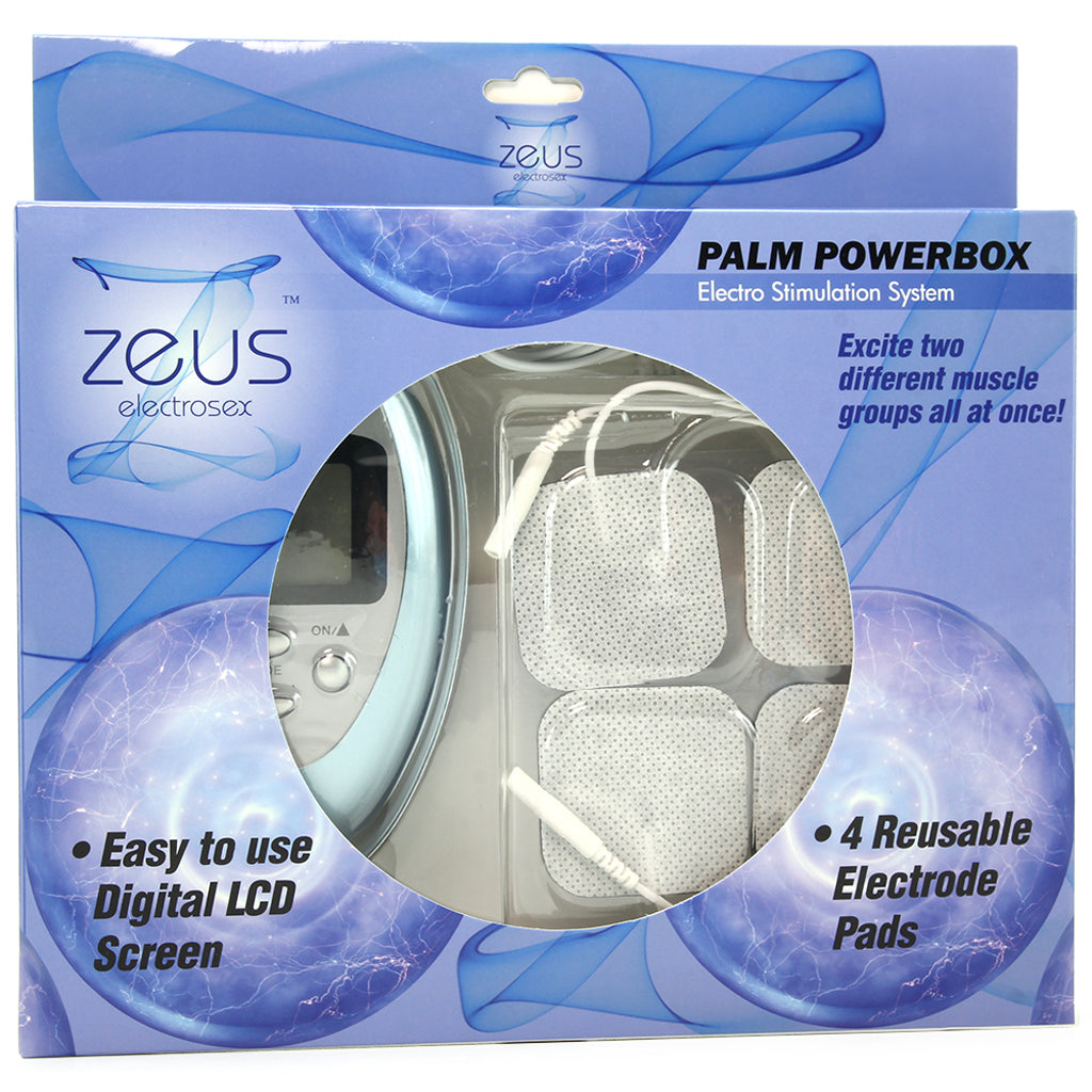 Zeus Palm Power Box with Pads Bondage and Fetish > Electro Stim - Tophatter Daily Deals