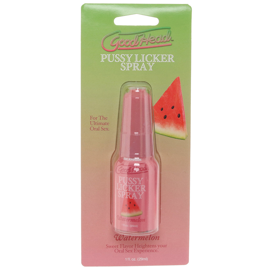 GoodHead Pussy Licker Spray 1fl.oz/29ml in Watermelon Lubes and Lotions > Flavored Sex Lubes - Tophatter Daily Deals