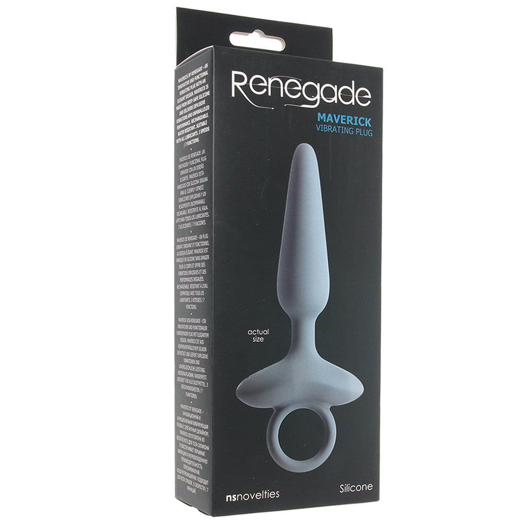 Renegade Maverick Vibrating Butt Plug in Grey - Tophatter's Adult Sex Toys Online Anal Sex Toys > Butt Plugs - Tophatter Daily Deals