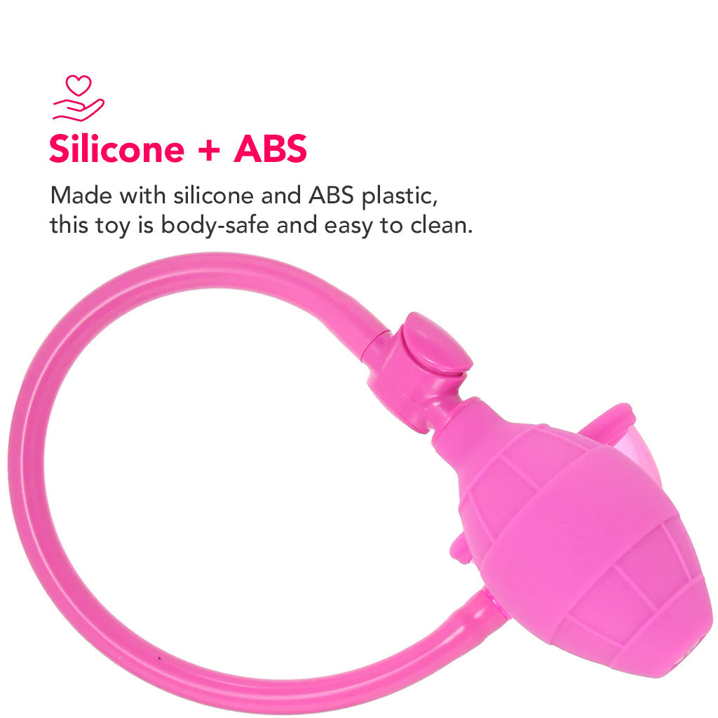 PinkCherry Mini Silicone Clitoral Pump in Pink Vibrators > Clitoral Suction & Stimulation - Tophatter Daily Deals